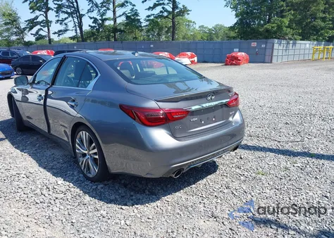 2019 Infiniti Q50 3.0T Luxe/3.0T Signature Edition/3.0T Sport z USA, uszkodzony, nr VIN JN1EV7AR0KM553193